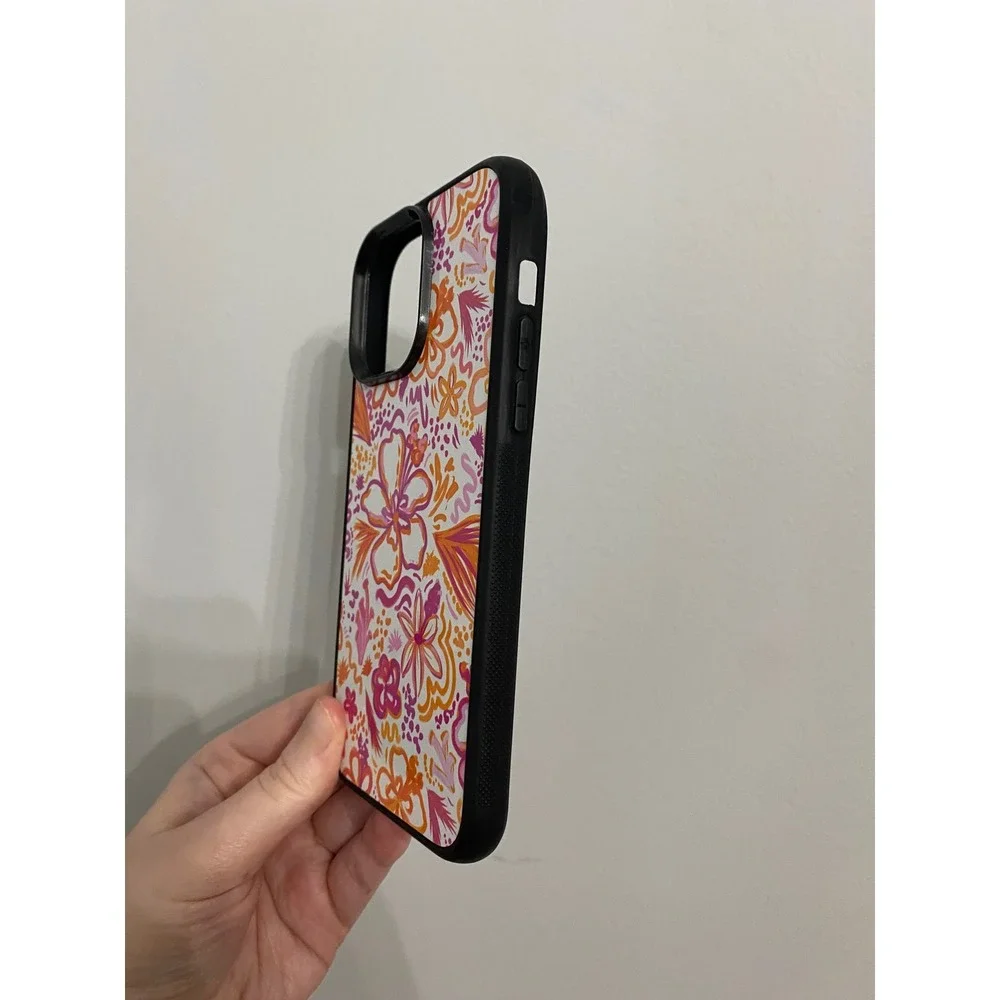 Phone Case Unisex iPhone 14 Pro Max Multicolor Floral Hibiscus Tropical Bumper